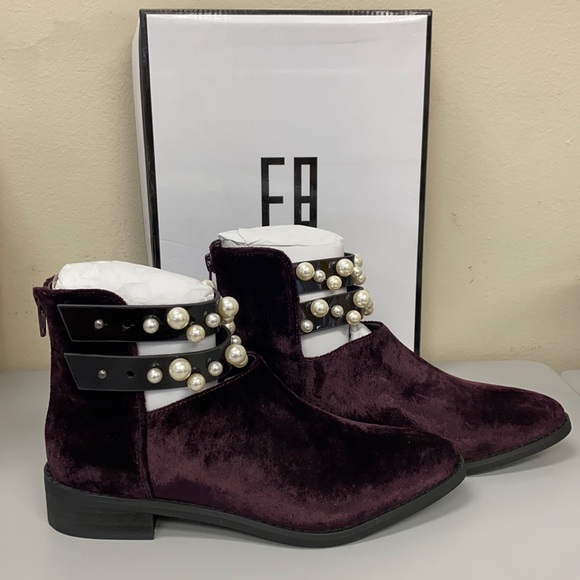 E8 By Miista shoes Model: Maisie velvet Bootie - Picture 3 of 4